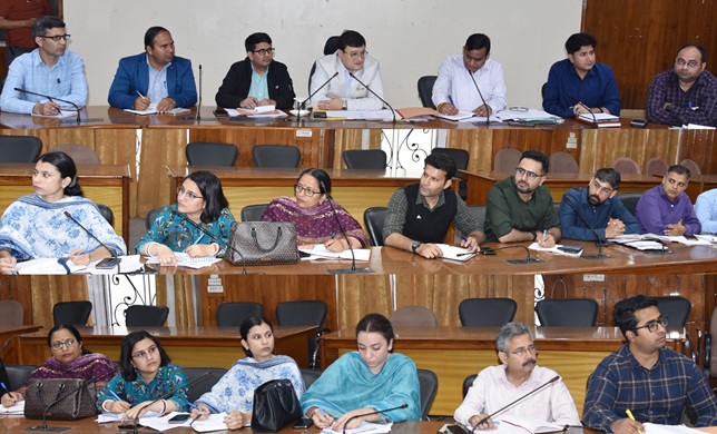 'DC Udhampur reviews formulation of District capex budget 2026–27'
